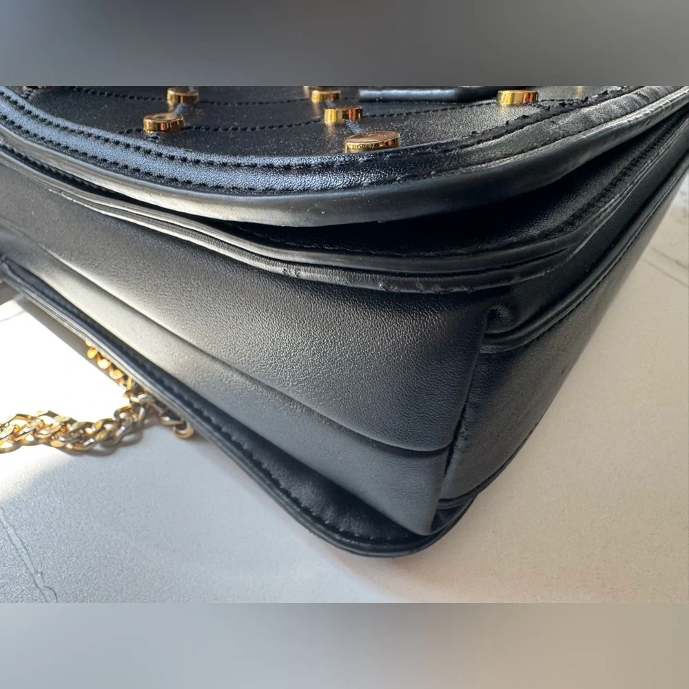 Love Moschino Black Quilted Shoulder Chain ⛓️💥 Bag - Picture 5 of 13